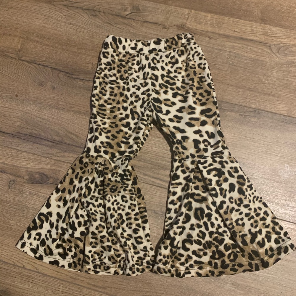 4/$20 2T cheetah bell bottoms